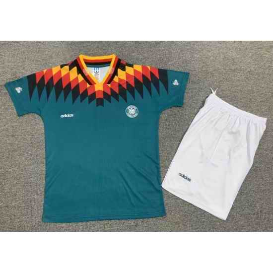 Youth Retro Soccer Jerseys Germany 1994 Away